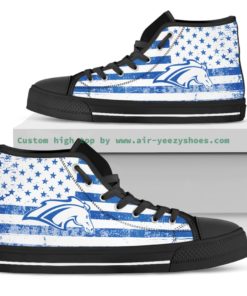 NCAA UAH Chargers High Top Canvas Shoes