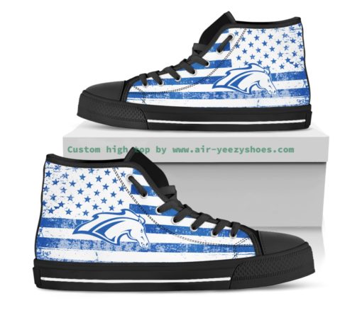 NCAA UAH Chargers High Top Canvas Shoes