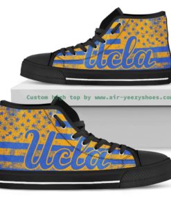 NCAA UCLA Bruins High Top Canvas Shoes