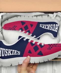 NCAA UConn Huskies Breathable Running Shoes - Sneakers AYZSNK214