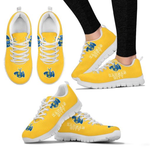 NCAA UMKC Kangaroos Breathable Running Shoes - Sneakers