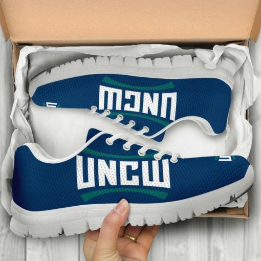 NCAA UNC Wilmington Seahawks Breathable Running Shoes