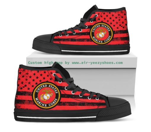NCAA United States Marine Corps High Top Shoes