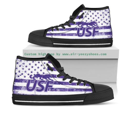 NCAA University of Sioux Falls Cougars High Top Shoes