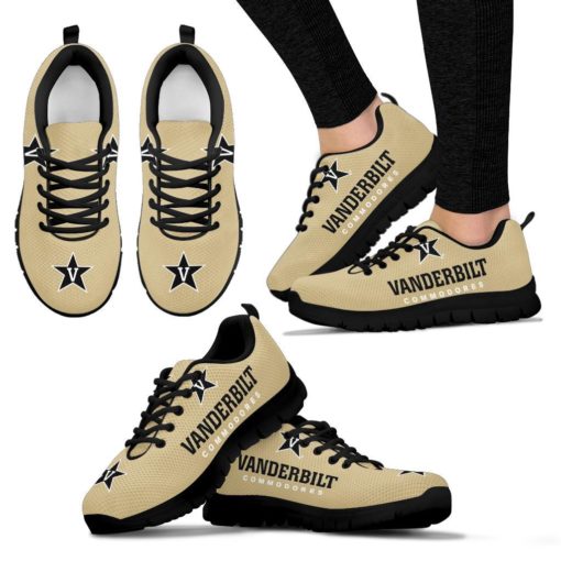 NCAA Vanderbilt Commodores Breathable Running Shoes