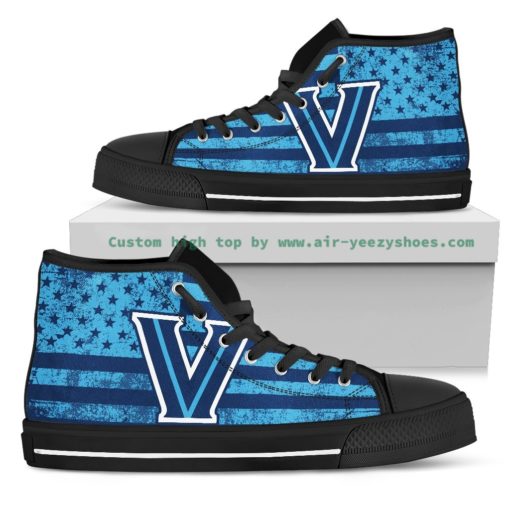 NCAA Villanova Wildcats High Top Canvas Shoes