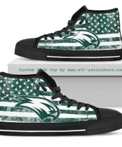 NCAA Wagner Seahawks High Top Canvas Shoes