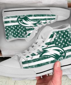 NCAA Wagner Seahawks High Top Canvas Shoes