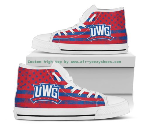NCAA West Georgia Wolves High Top Shoes