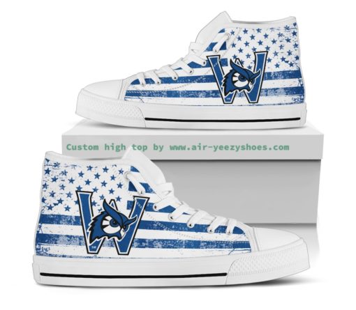 NCAA Westfield State Owls Canvas High Top Shoes