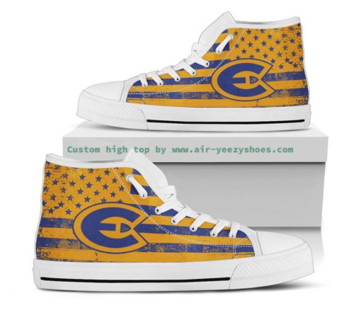 NCAA Wisconsin Eau Claire Blugolds High Top Shoes