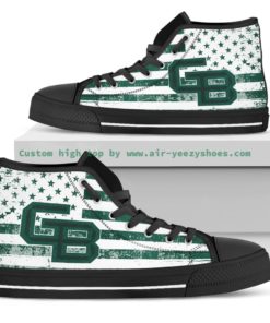 NCAA Wisconsin-Green Bay Phoenix High Top Canvas Shoes