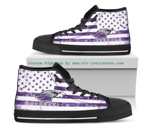 NCAA Wisconsin-Whitewater Warhawks High Top Shoes