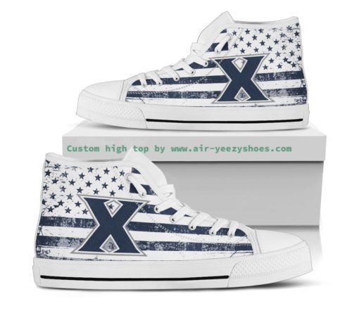NCAA Xavier Musketeers Canvas High Top Shoes