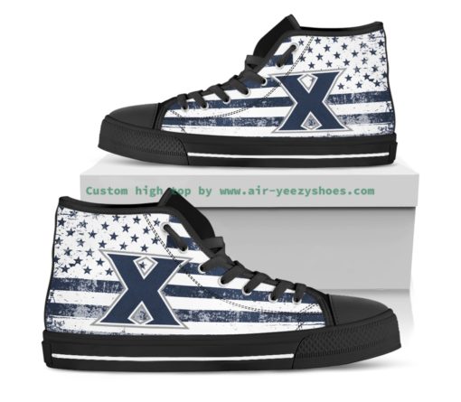 NCAA Xavier Musketeers Canvas High Top Shoes