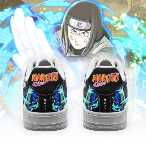 Neji Hyuga Sneakers Custom Naruto Air Force Shoes