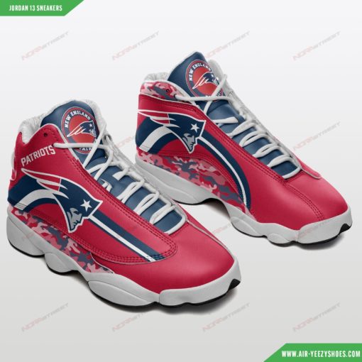 New England Patriots Air Jordan 13 Custom Shoes 66