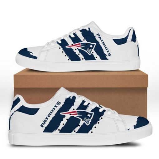 New England Patriots Custom Stan Smith Shoes