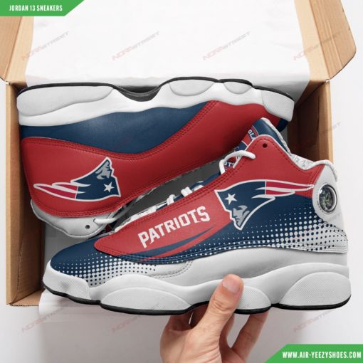 New England Patriots Football Air JD13 Sneakers 666