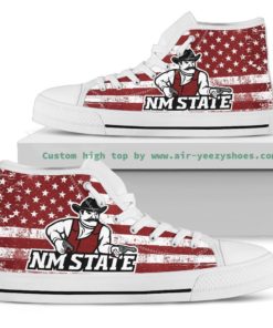 New Mexico State Aggies Canvas High Top Shoes