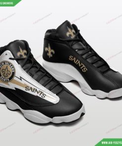 New Orleans Saints Football Air Jordan 13 Sneakers 7