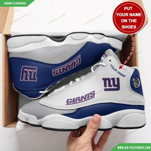 New York Giants Football Personalized Air JD13 Shoes