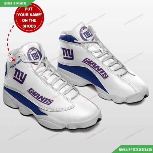New York Giants Personalized Air JD13 Custom Shoes
