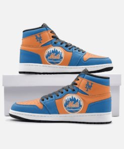 New York Mets Jordan 1 Sneaker - New York Mets Custom Shoes
