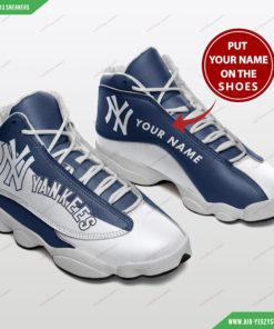 New York Yankees Personalized Air JD13 Custom Shoes