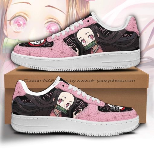 Nezuko Sneakers Custom Demon Slayer Air Force Shoes