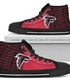 NFL Atlanta Falcons High Top Canvas Shoes
