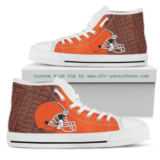 NFL Cleveland Browns High Top Shoes