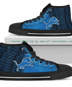 NFL Detroit Lions High Top Shoes