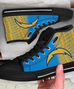 NFL Los Angeles Chargers High Top Shoes