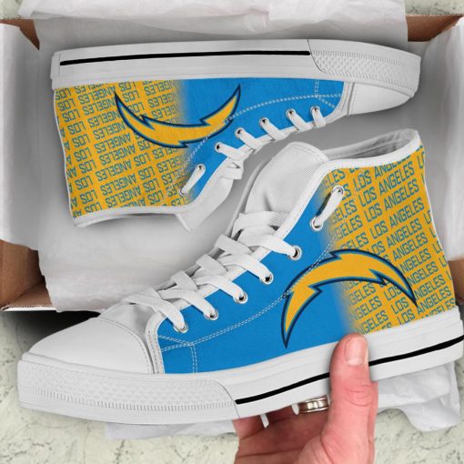 NFL Los Angeles Chargers High Top Shoes