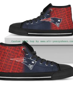 NFL New England Patriots High Top Shoes