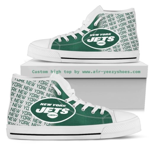 NFL New York Jets High Top Shoes