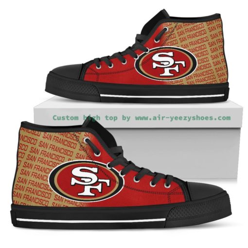 NFL San Francisco 49ers High Top Shoes