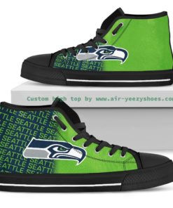 NFL Seattle Seahawks Canvas High Top Shoes