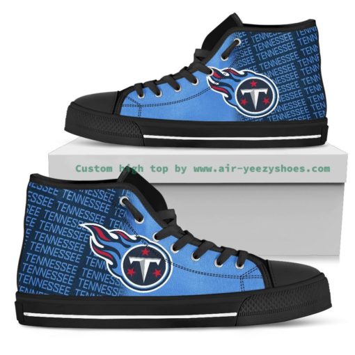 NFL Tennessee Titans High Top Shoes