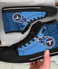 NFL Tennessee Titans High Top Shoes
