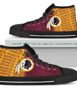 NFL Washington Redskins High Top Canvas Shoes