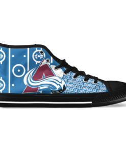 NHL Colorado Avalanche High Top Shoes