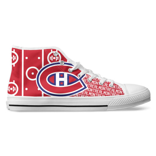 NHL Montreal Canadiens High Top Shoes