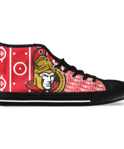 NHL Ottawa Senators High Top Shoes