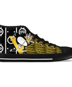 NHL Pittsburgh Penguins High Top Shoes