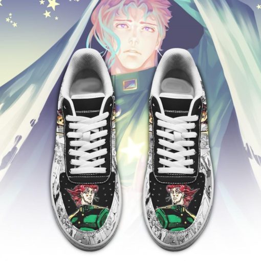 Noriaki Kakyoin Sneakers Manga Style JoJo’s Air Force Shoes