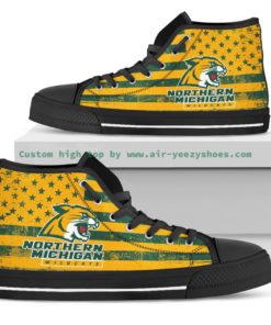 Northern Michigan Wildcats High Top Shoes