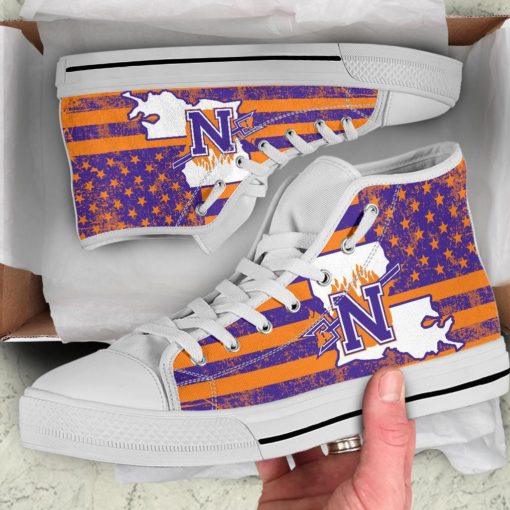 Northwestern State Demons High Top Shoes