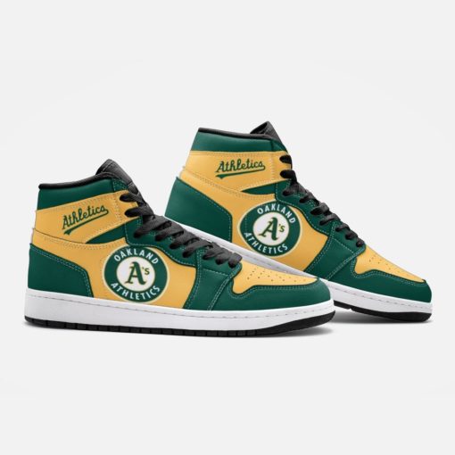 Oakland Athletics Jordan 1 Shoes – Oakland Athletics Custom Shoes